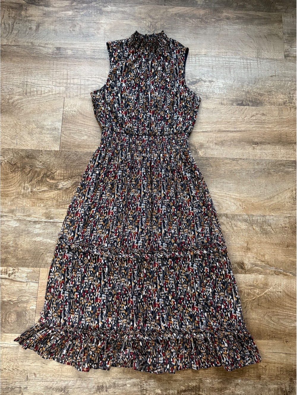 Sam and Lavi Sleeveless Printed Maxi Dress Size Small